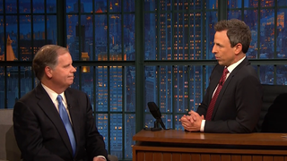 Seth Meyers and senator-elect Doug Jones talk Roy Moore—and not being Roy Moore